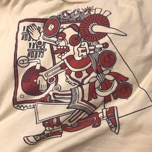 Funky yellow T-shirt cropped